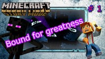 No we're not losers, we're bound for greatness Minecraft Story mode part 1