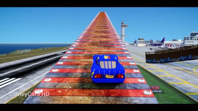 CARS: Spider man Funny Cartoon w/ Black #Lightning #McQueen Disney Pixar Cars Nursery Rhymes Songs