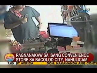 UB: Pagnanakaw sa isang convenience store sa Bacolod City, nahulicam