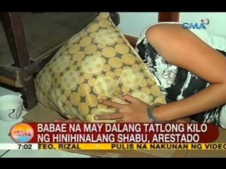 UB: Babae na may dalang 3 kilo ng hinihinalang shabu, arestado sa Maynila