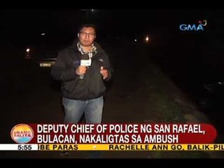 Télécharger la video: UB: Deputy chief of police ng San Rafael, Bulacan, nakaligtas sa ambush