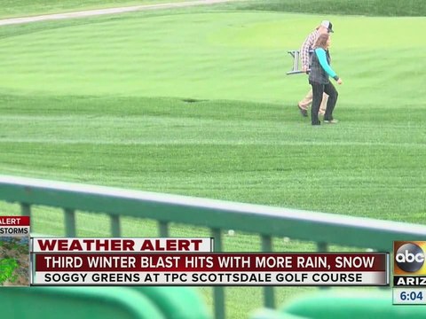 Rain at TPC Scottsdale not expected to be a problem for Waste Management Phoenix Open