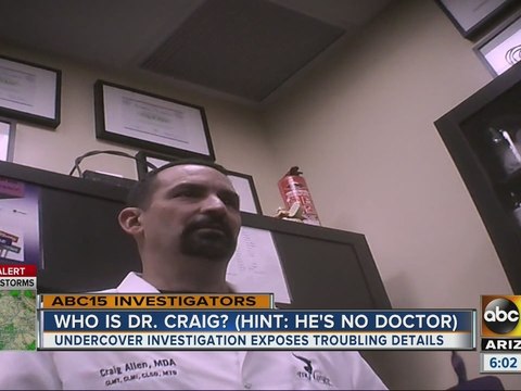 ABC15 uncovers felon operating medical clinic in the Valley