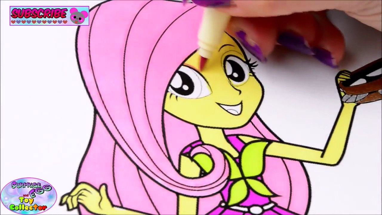 My Little Pony Equestria Girls Coloring Book Compilation Episode Surprise Egg and Toy Collector SETC