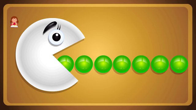 Learn Colors with Packman for Children, Teach Colours, Baby Videos, Kids Learning Videos