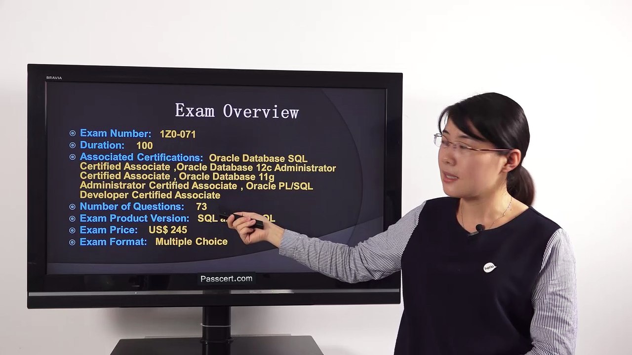 Oracle Database 12c SQL 1Z0-071 dumps,1Z0-071 exam questions