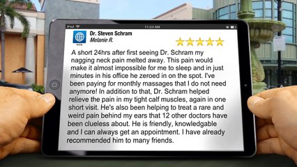 Dr. Steven Schram New York  Perfect Five Star Review by Melanie R.