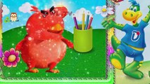 Peppa Pig Angry Birds O Filme Daddy Painting / Family Finger Song Nursery Rhymes Lyrics