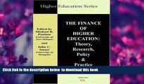 [PDF]  The Finance of Higher Education: Theory, Research, Policy and Practice  Trial Ebook