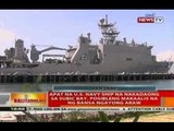 Apat na U.S. Navy ship na nakadaong sa Subic Bay, posibleng makaalis na ng bansa ngayong araw