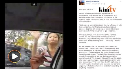 Video: 'Wanita Islam disuruh buka 'topeng', kamu pengganas'