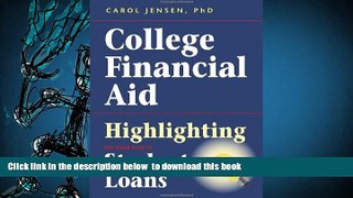Audiobook  College Financial Aid: Highlighting the Small Print of Student Loans Carol Jensen For