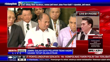 Jamin Ginting: Salah Satu Pelapor Absen, Sidang Tetap Berlanjut