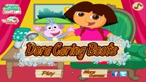 Дора Заботясь сапоги Fun игра для маленьких детей Детское видео Дора Исследователь