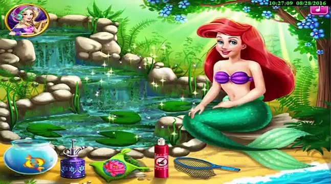 Детские игры Русалочка Ариэль Водный Сад Видео для детей Игры для девочек