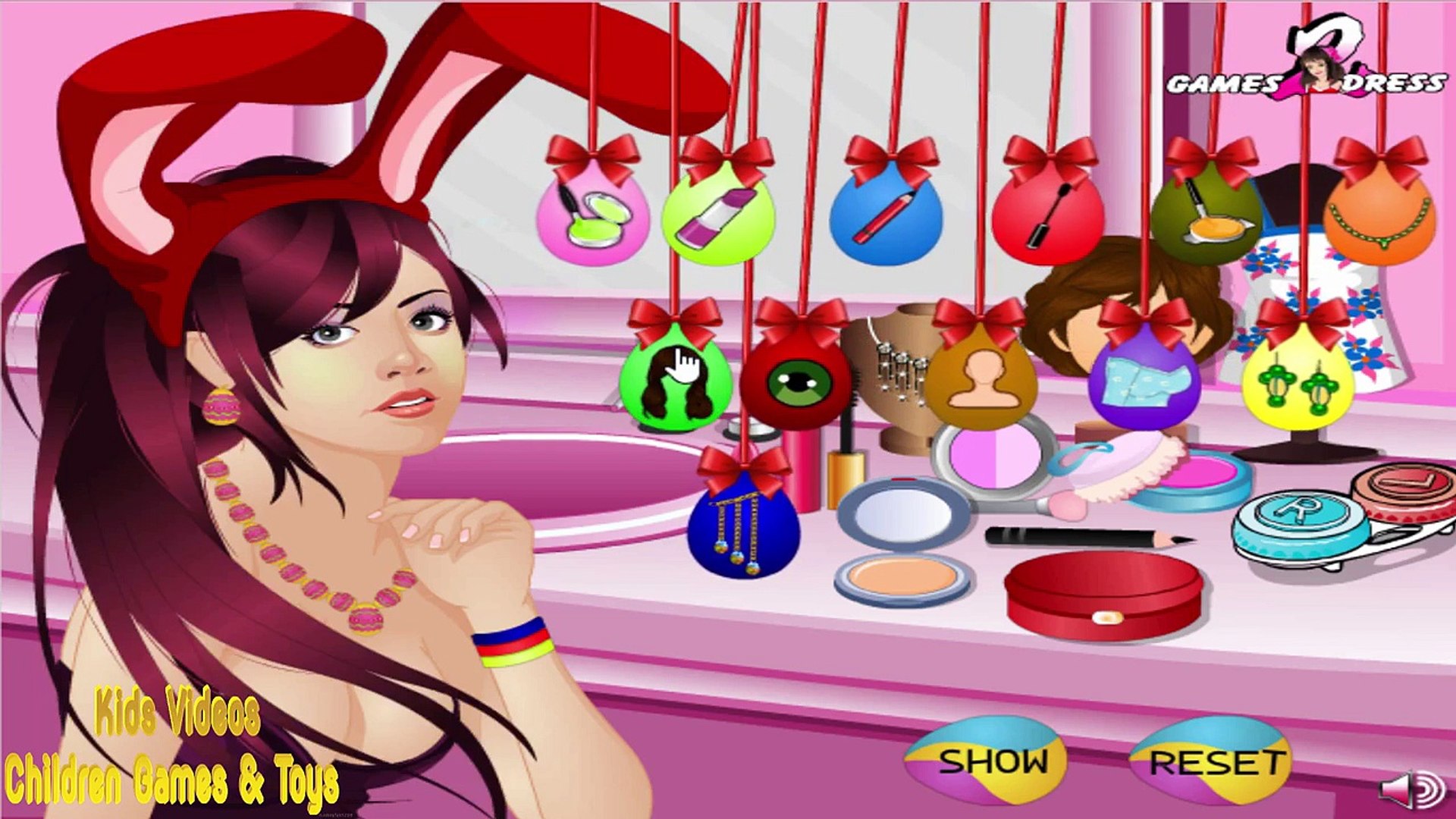 Как играть Пасха девушки одеваются Shockwave игры для девочек Fun Купания игры для маленьких девочек