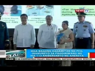 Mga bagong kagamitan ng PCG, inanunsyo sa pagdiriwang ng ika-113 anibersaryo ng ahensya