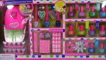 Pop Beauty Magical Manicure Salon! Style NAILS with Nail Polish Stencils Glitter! Nail DRYER!