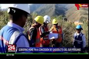 Gobierno pone fin a concesión de Gasoducto Sur Peruano
