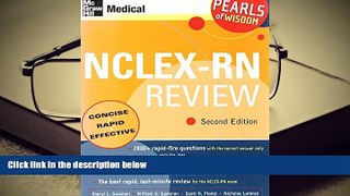 Best PDF  NCLEX-RN Review: Pearls of Wisdom, Second Edition Sheryl Gossman  For Full