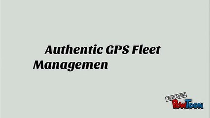 GPS Fleet Management