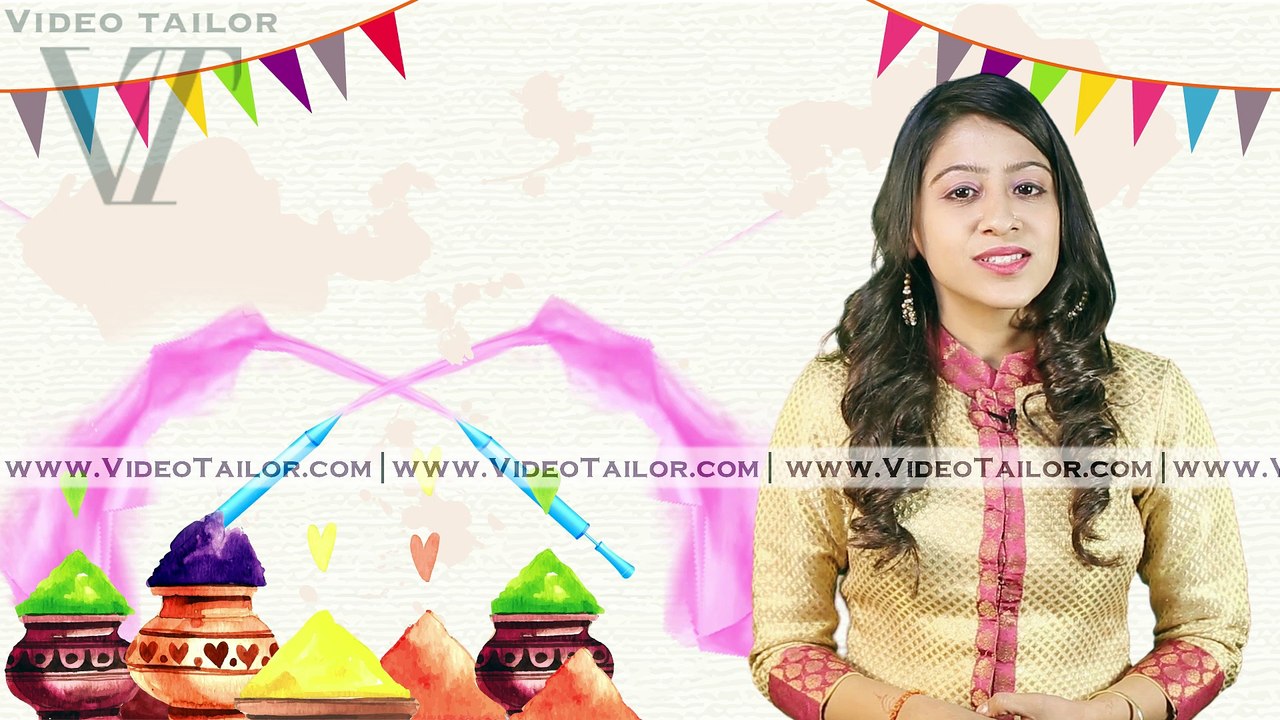 Holi Wishes Video : Premium Version