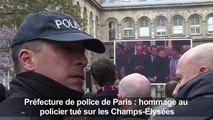 Hommage des citoyens et des policiers à Xavier Jugelé