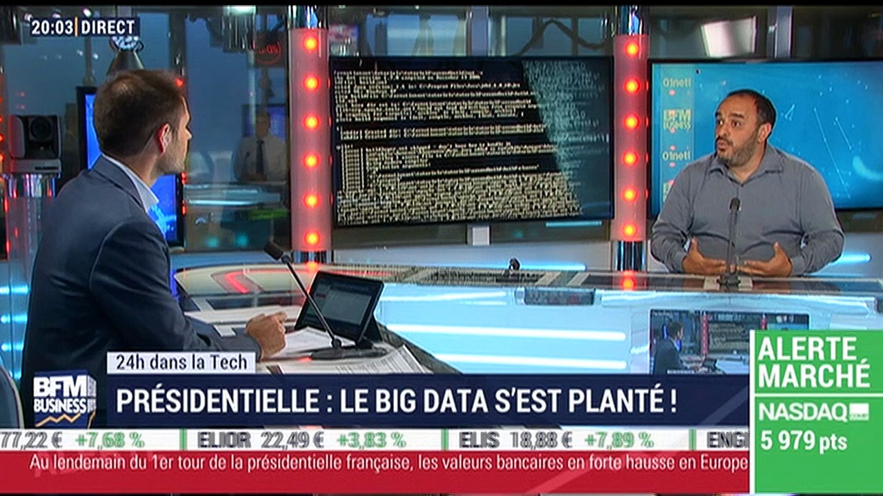 24h dans la Tech: Le Big Data s'est planté sur la présidentielle - 24/04