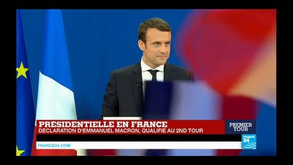 LE DISCOURS VICTORIEUX D'EMMANUEL MACRON AU 1erTOUR DE LA PRESIDENTIELLE 2017 !