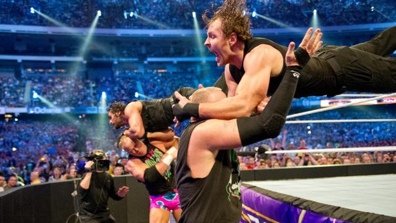 12 double suicide dives that obliterated tag teams- WWE Fury, April 23,2017