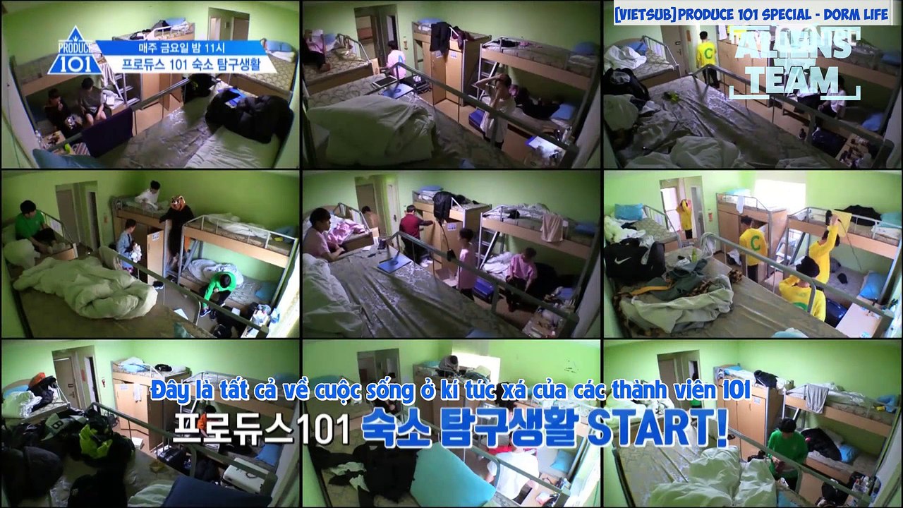 [VIETSUB || ALIENS TEAM] PRODUCE 101 Special - Dorm Life