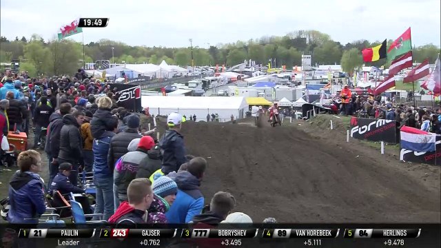 MXGP of Europe Jeffrey Herlings passes Tim Gajser