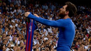 Así se vivió desde la primera fila del Bernabéu la celebración de Messi