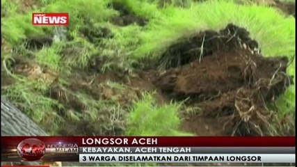 Satu Orang Hilang, Jalur Transportasi Putus di Aceh Akibat Longsor