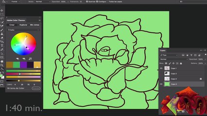 ROSA | Speed Drawing | Miret Mendoza