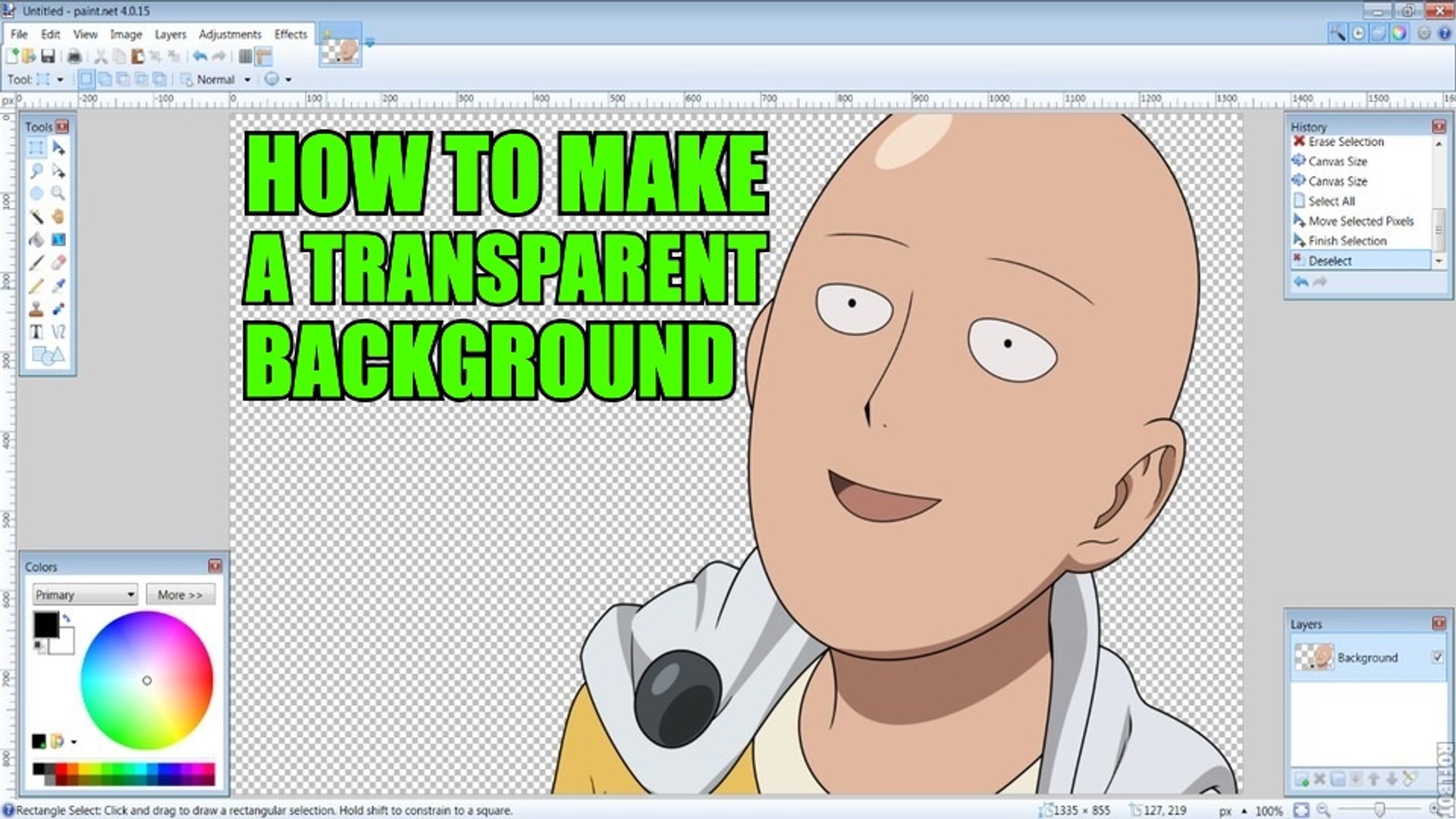 ⁣How to Make an Image Background Transparent Using Free Program