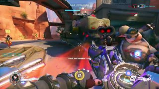 FREE TO USE ZARYA GAMEPLAY - FREE TO USE OVERWATCH GAMEPLAY 1080p 60fps HD