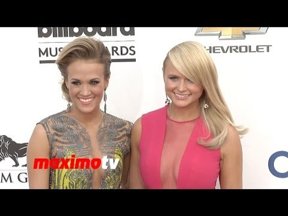 Carrie Underwood & Miranda Lambert 2014 BILLBOARD MUSIC AWARDS Red Carpet ARRIVALS