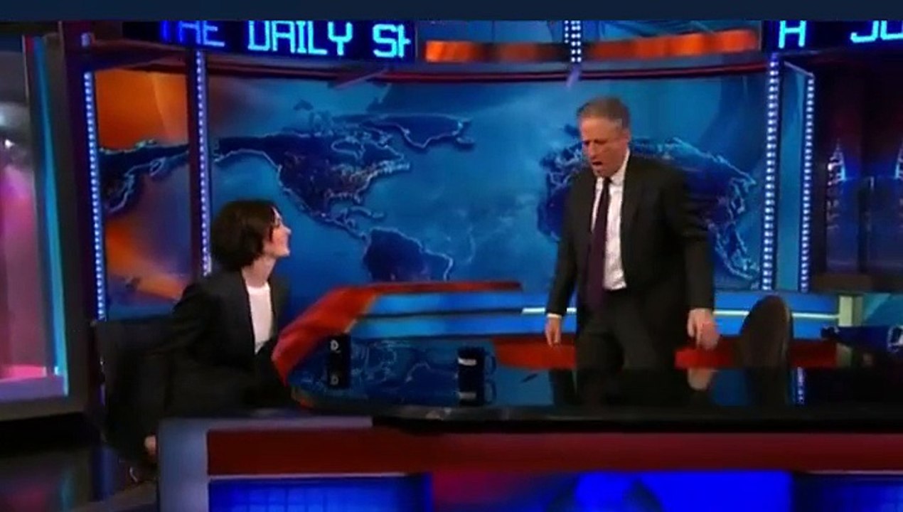 Anne Hathaway on The Daily Show With Jon Stewart / Funny Interview / 1/21/2015