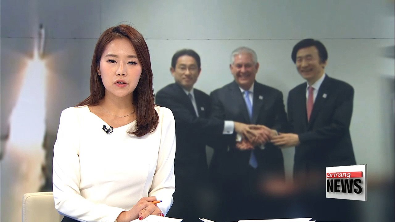 S. Korea, U.S., Japan to meet for N.K. talks on sidelines of UNSC