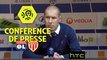 Conférence de presse Olympique Lyonnais - AS Monaco (1-2) : Bruno GENESIO (OL) - Leonardo JARDIM (ASM) - Ligue 1 / 2016-17