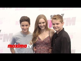 Ella Wahlestedt, Teo Halm, Reese Hartwig KIIS FM's Wango Tango 2014 #EarthtoEcho CAST