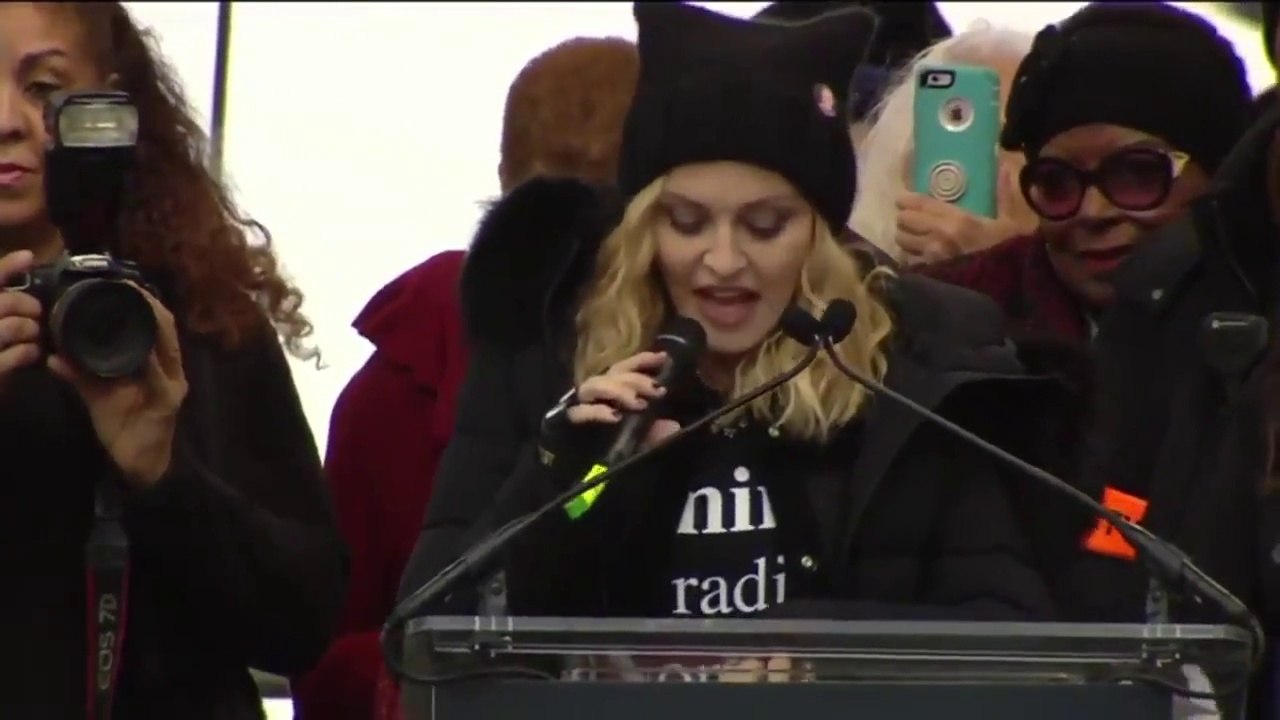 Madonna 'Blowing up the White House  Speaking at WomensM