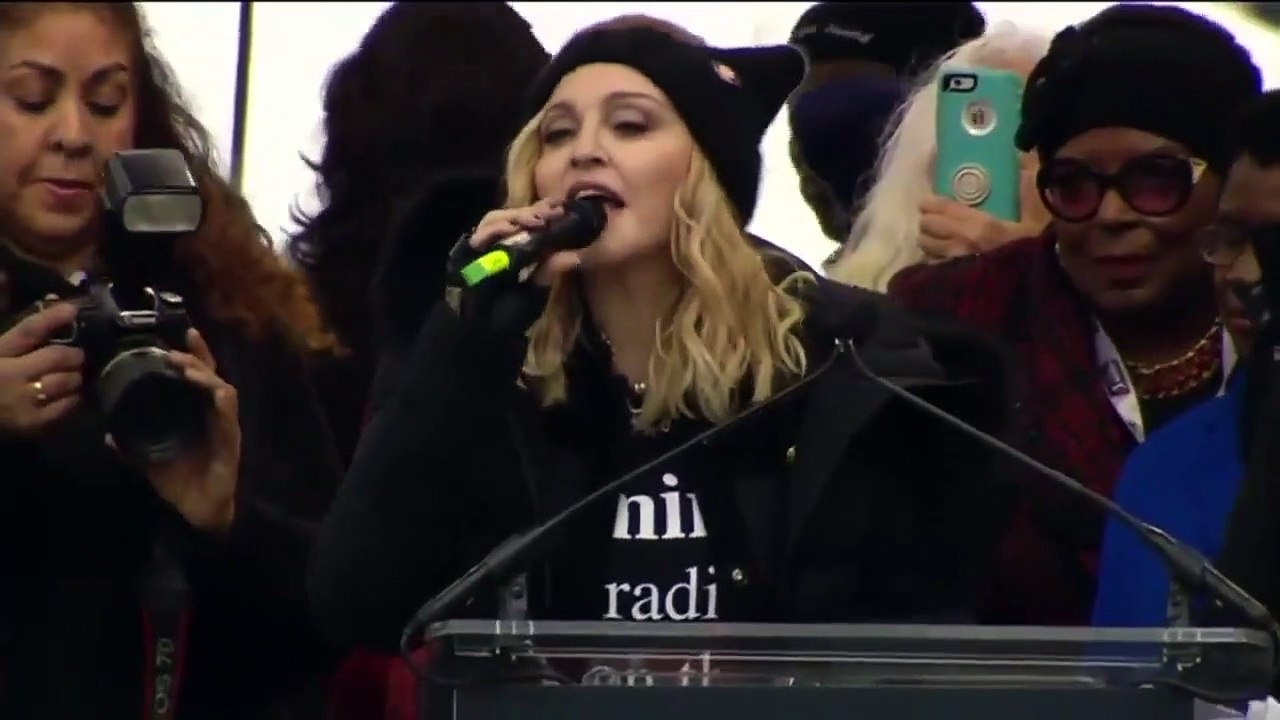 Madonna 'Blowing up the White House  Speaking at WomensM