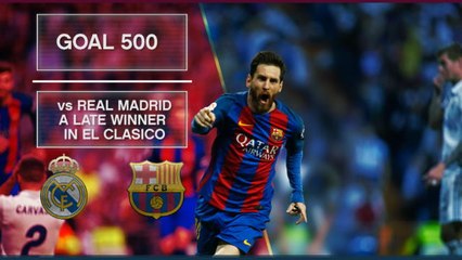 Tải video: Messi reaches 500 goals for Barcelona