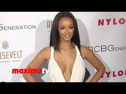 Draya Michele NYLON & BCBGeneration Young Hollywood Party Red Carpet