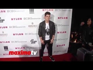 Gregg Sulkin NYLON & BCBGeneration Young Hollywood Party Red Carpet