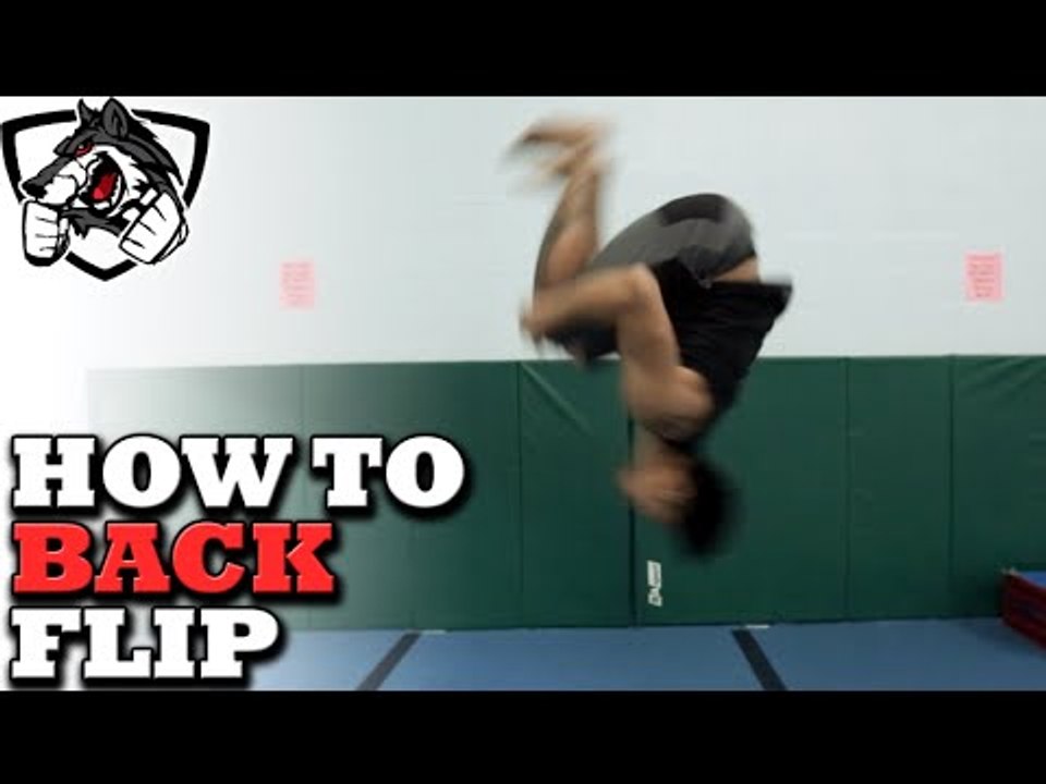 How to Do a Back Flip  Step By Step Tutorial(720p)