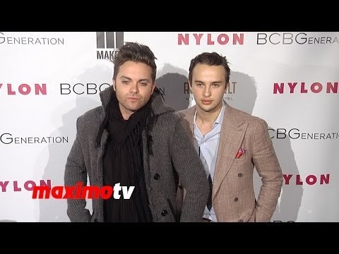 Thomas Dekker NYLON & BCBGeneration Young Hollywood Party Red Carpet