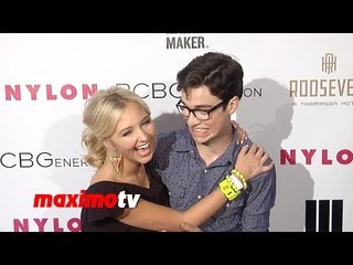 Audrey Whitby NYLON & BCBGeneration Young Hollywood Party Red Carpet